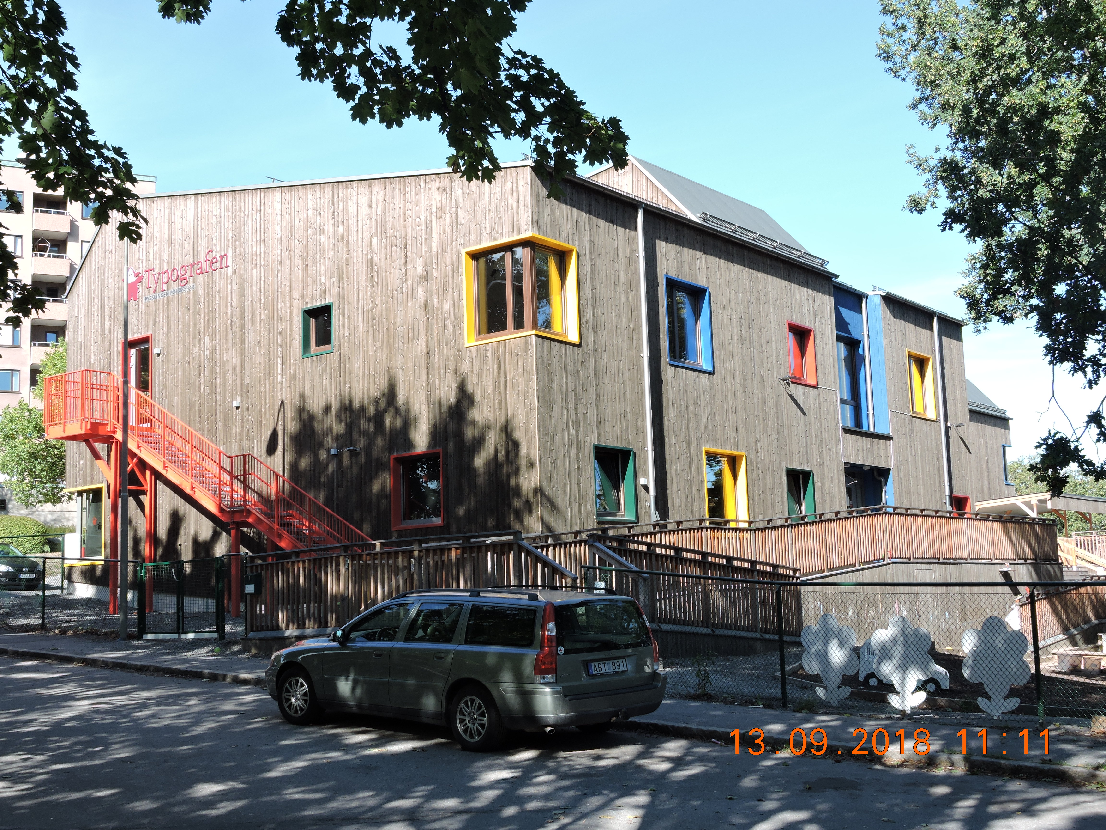 Projekt budowlano-wykonawczy konstrukcyjny modułowego budynku przedszkola RUBINNEN w Szwecji, o powierzchni ok.1200 m²